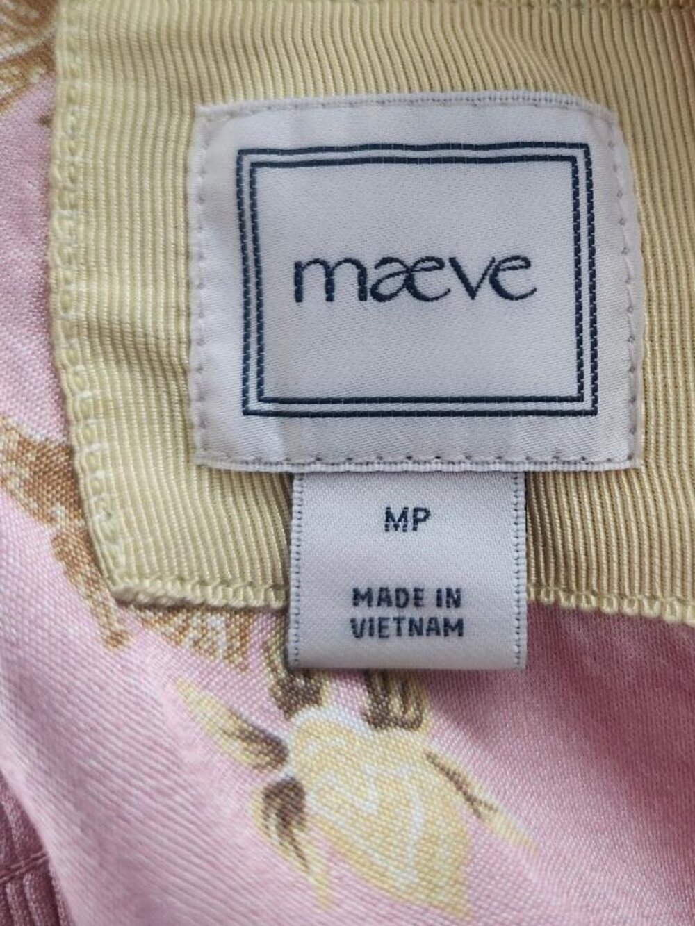 Maeve Floral Satin Mini Dress - Size MP - Picture 5 of 5